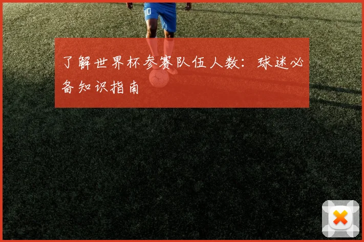 了解世界杯参赛队伍人数：球迷必备知识指南