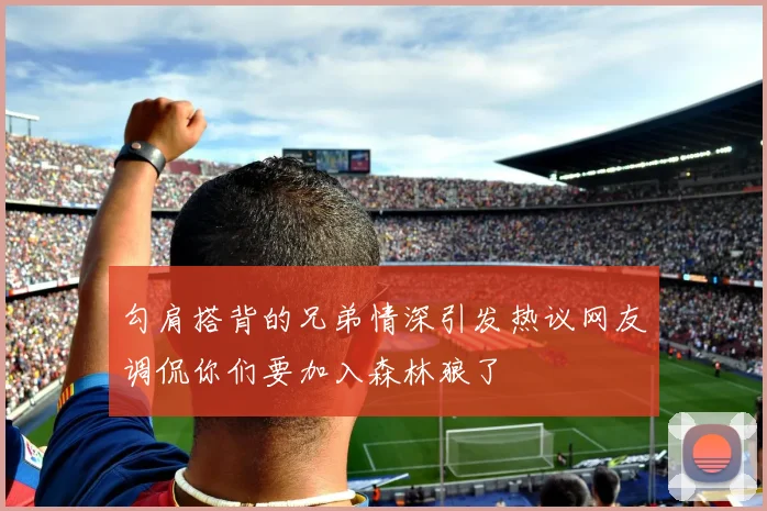 勾肩搭背的兄弟情深引发热议网友调侃你们要加入森林狼了