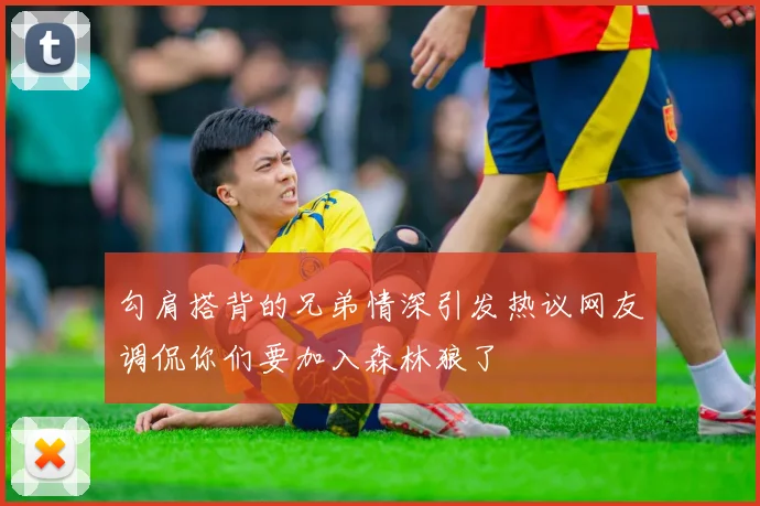 勾肩搭背的兄弟情深引发热议网友调侃你们要加入森林狼了