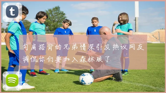 勾肩搭背的兄弟情深引发热议网友调侃你们要加入森林狼了