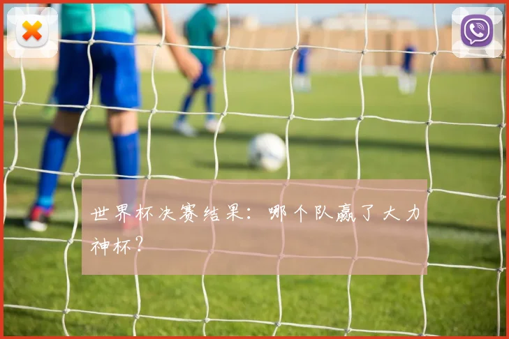 世界杯决赛结果:哪个队赢了大力神杯?
