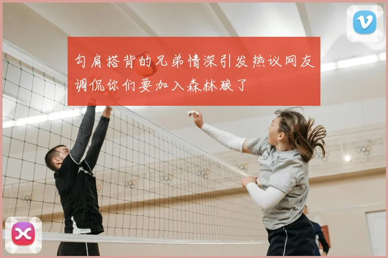 勾肩搭背的兄弟情深引发热议网友调侃你们要加入森林狼了